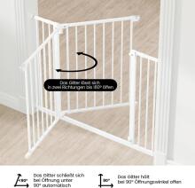 Woltu Door Safety Gate Art.255193 White Security Gate