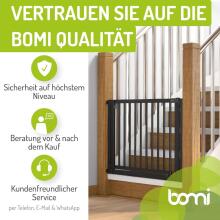 Bomi® Miko Safety Gate Art.255195 Black  Security Gate