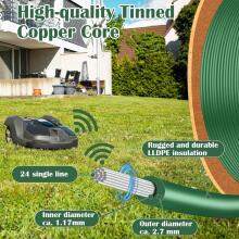 Boundary Cable Robotic Lawnmower  Art.255237 Cable Robotic Lawnmower + 25 Pegs + 5 Waterproof Cable Connectors + 5 Branch Connectors