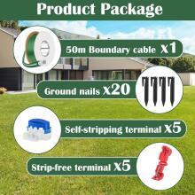 Boundary Cable Robotic Lawnmower  Art.255237 Cable Robotic Lawnmower + 25 Pegs + 5 Waterproof Cable Connectors + 5 Branch Connectors