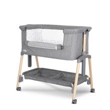 Lorelli Millie Art.10080732506 Grey Bērnu gultiņa/šūpulītis  2 in 1