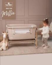 Lorelli Millie Art.10080732506 Grey Bērnu gultiņa/šūpulītis  2 in 1