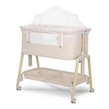Lorelli Millie Art.10080732507 Beige Bērnu gultiņa/šūpulītis  2 in 1