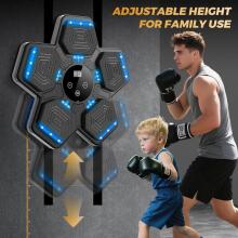 Music Boxing Machine Art.255571 Музыкальный боксерский тренажер для детей и взрослых, настенная боксерская подушка с Bluetooth и перчатками