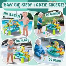 WOOPIE Ūdens galds 4in1 Zvejas spēle Izlietne Ūdens slaids Zieds