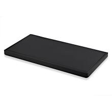 Pufa ar uzglabāšanas vietu sēdeklis kaste atverama 80x40 cm ar pūkām melna