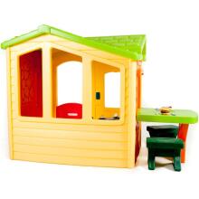 Little Tikes Picnic House with Patio and Magic Doorbell - Natural