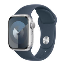 Apple Watch Series 9 41MM - Silver Prece no ekspozīcijas Garantija 2 gadi