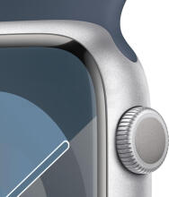 Apple Watch Series 9 45MM - Silver  Prece no ekspozīcijas Garantija 2 gadi