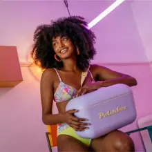 Polarbox Cool Box Retro Cooler Art.255940 Pop Yellow kempinga ledusskapis/aukstumkaste 12L
