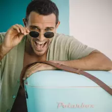 Polarbox Cool Box Retro Cooler Art.255940 Pop Yellow kempinga ledusskapis/aukstumkaste 12L
