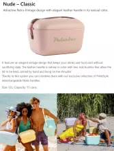 Polarbox Cool Box Retro Cooler Art.255944 Coral Холодильник для кемпинга 20Л