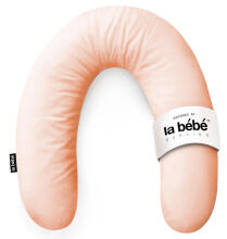 La Bebe™ Rich Maternity Pillow Art.255994 Peach Pakaviņš (pakavs) mazuļa barošana, gulēšanai, pakaviņš grūtniecēm 30x104 cm