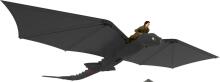 DRAGONS intecative figure Real Flying Toothless