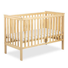 Klups Iwon Art.256073 Pine Детская деревянная кроватка с барьером 120x60 см