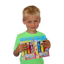 SCENTOS ST 10498 Scented Markers - Funny Faces 3 pcs