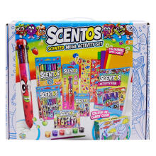 SCENTOS ST 20489 Scented Set - Blue Coloring Suitcase