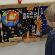 MASTERKIDZ Образовательная доска Земля Монтессори