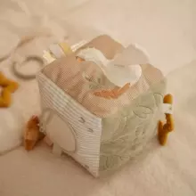 Little Dutch Soft Activity Cube Natural Newborn Art.8409  Развивающий куб