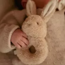Little Dutch Gift Set Art.8415 Natural Newborn Komplekts augstākas kvalitātes -kokvilnas miega lupatiņa , (100% dabisks)