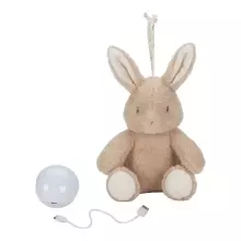 Little Dutch Cuddle Bunny Light & Sound Art.8441 Natural Newborn Plīša muzikāla rotaļlieta/naktslampa