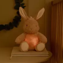 Little Dutch Cuddle Bunny Light & Sound Art.8441 Natural Newborn Plīša muzikāla rotaļlieta/naktslampa