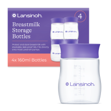 Lansinoh Breastmilk Storage Bottles Art.20417 Бутылочки для хранения молока  4 шт,160 мл