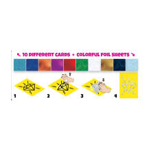 Red Castle Creative Set with Foil, Unicorn