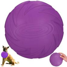 Frisbi sobakam, 2 vienā, aportivochnyj диск, bļoda edy, diametrs 18 cm, violeta