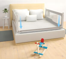 Eco Toys Bed Rail Art.SG-030B-GY Bed safety rail, 180 cm, protective barrier for children