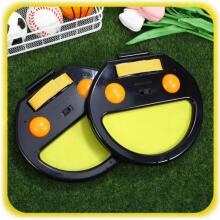 WOOPIE Catch Ball Skill Game Throw and Catch Set for Two 2x Paddles + 4 Balls
