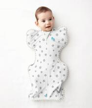 Love To Dream Swaddle Up Bambusa S Art.LTD-L1001001DPKS Dusty Pink  Хлопковая пелёнка-спальный мешок для комфортного сна, пеленания S раз.