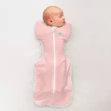 Love To Dream Swaddle Up Bambusa S Art.LTD-L1001001DPKS Dusty Pink  Хлопковая пелёнка-спальный мешок для комфортного сна, пеленания S раз.