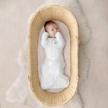 Love To Dream Swaddle Up Bambusa S Art.LTD-L1001001DPKS Dusty Pink  Хлопковая пелёнка-спальный мешок для комфортного сна, пеленания S раз.