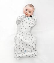 Love To Dream Swaddle Up Bambusa S Art.LTD-L1001324WHTS Rainbow   Хлопковая пелёнка-спальный мешок для комфортного сна, пеленания S раз.