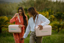 Polarbox Cool Box Retro Cooler Art.256938 Pink kempinga ledusskapis/aukstumkaste 12L