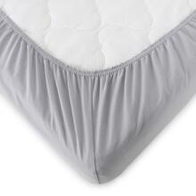 La Bebe™ Satin 89x38X5cm Art.760325 Pelēks palags ar gumiju
