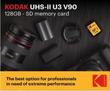 Kodak SD 256GB UHS-II U3 V90 Ultra Pro EKMSD256GUHS2V2K