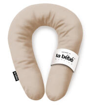 La Bebe™ Snug Maternity Pillow Art.256300 Бежево-карамельный Подкова для сна / кормления малыша, 20x70 см