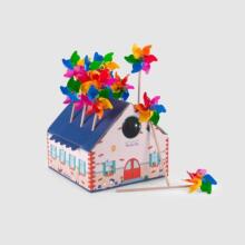 Multi-coloured windmill