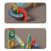 WOOPIE Magnētiskie būvbloki 3D izglītojošais komplekts Marble Run 68 gab.