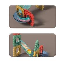 WOOPIE Magnetic Construction Blocks 3D Educational Set Marble Run 128pcs