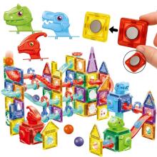 WOOPIE Magnetic Construction Blocks 3D Educational Set Marble Run 170 pcs