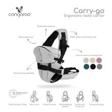 Mini Baby Carry Go  Art.BB003 Pink Bērnu ķengursoma 2 vienā ( 3,6 līdz 12kg)