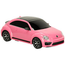 Ikonka Art.KX3535 RC auto 1:14 Volkswagen Beetle rozā krāsā