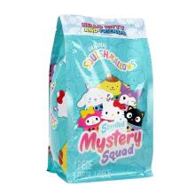 SQUISHMALLOWS HELLO KITTY Mystery Squad W25 noslēpumainā plīša rotaļlieta, 12 cm