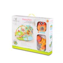 Mini Baby Playmat Happy Farm Art.257783 Green Bērnu attīstošais paklājiņš 0+
