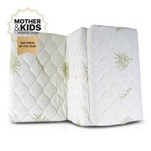 Mini Baby  Tourist Mattress Art.257792 White  Матрасик складной для кроваток-манежей 120x60 см