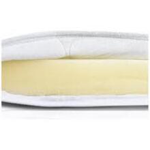 Mini Baby  Tourist Mattress Art.257792 White  Матрасик складной для кроваток-манежей 120x60 см