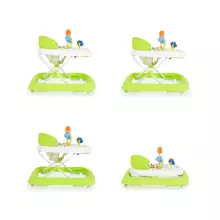 Mini Baby  Baby Walker Eko Art.257793 Green  Детские интерактивные ходунки